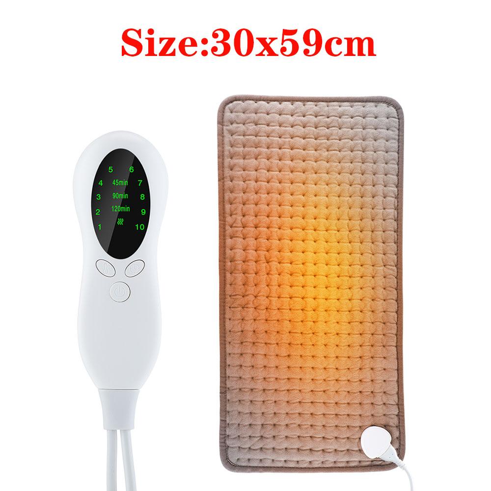 

Электрическая грелка 110В-220В Обогревающее одеяло Живот Талия Спина Нога Зимний тепловой коврик Горячий компресс Массажная подушка EU Plug(220-240V)