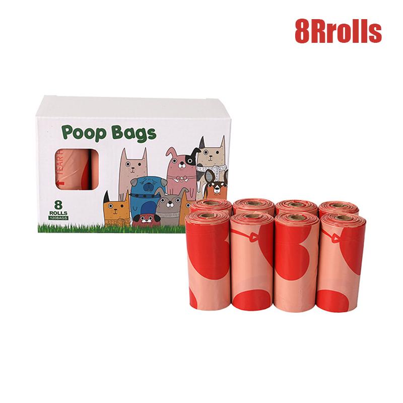 

1 комплект биоразлагаемых мусорных мешков для домашних животных, мешки для собачьих какашек, вместительный мешок для какашек, разлагаемые мешки для кошачьих отходов, дозатор собачьих какашек, товары для животных