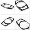 Carbon Fiber Headlight Switch Trim Decor Cover for Ford F150/Mustang 2015-