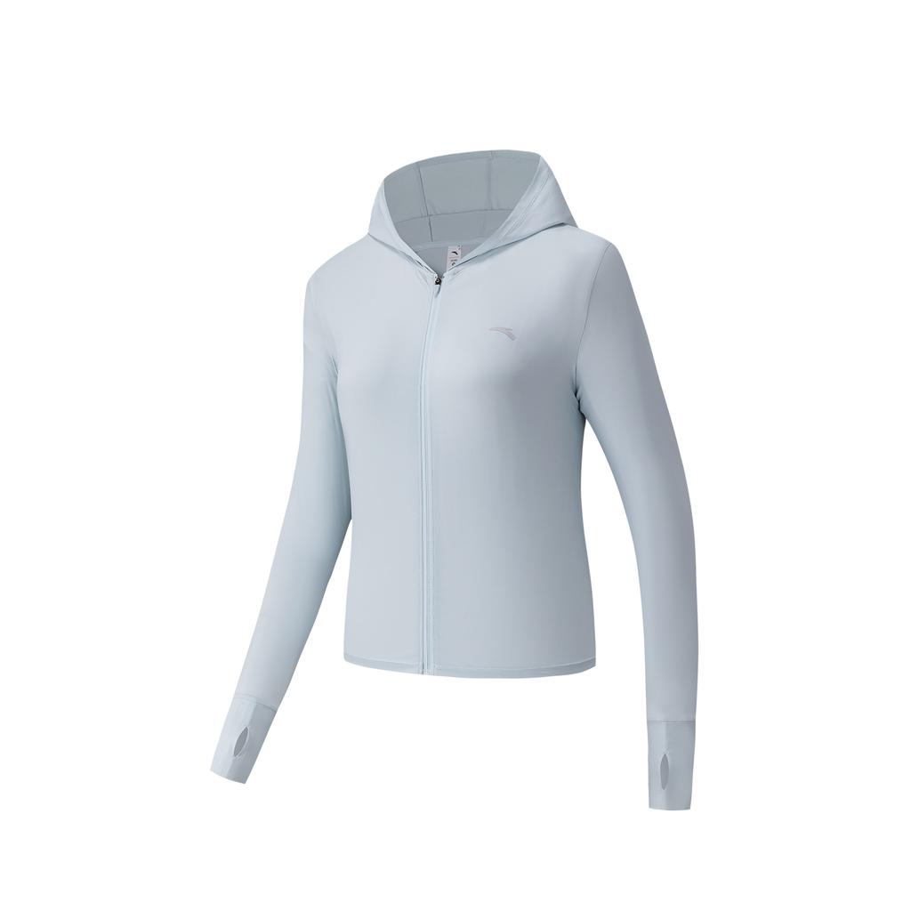 Anta Knitted Sports Jacket Summer 2026 Women tops Dream-Shadow-Blue 962627703-4