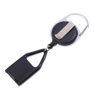 Lighter Leash Safe Stash Clip Case Retractable Keychain Lighter Holder