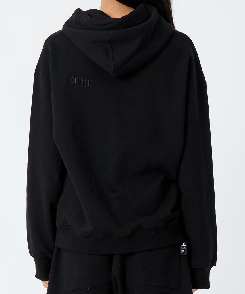 Oversized Logo Hoodie Black