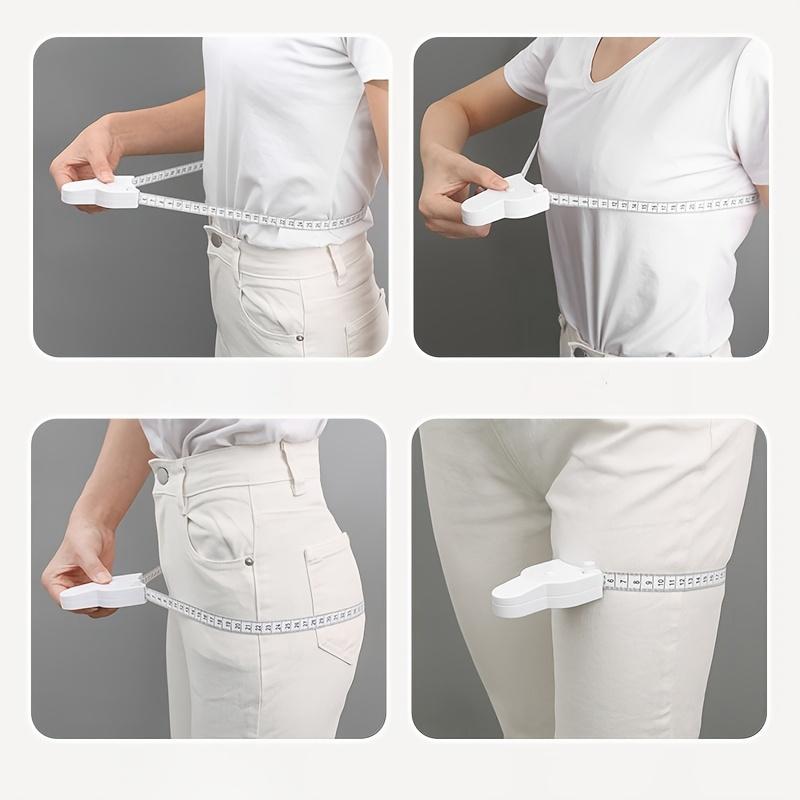 1 soft ruler to measure body waist circumference, chest circumference, thighs, retractable fitness measuring ruler