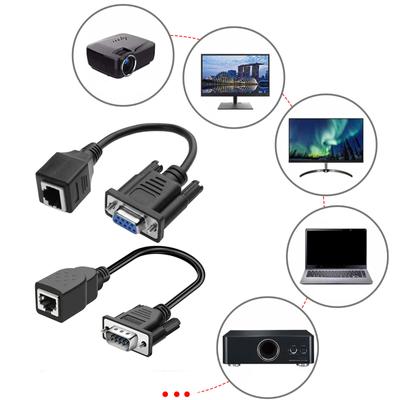 Qualitäts-DB9 Buchse/Stecker auf RJ45 Konverterkabel für zuverlässige Datenübertragung Konverterkabel mühelos verbinden