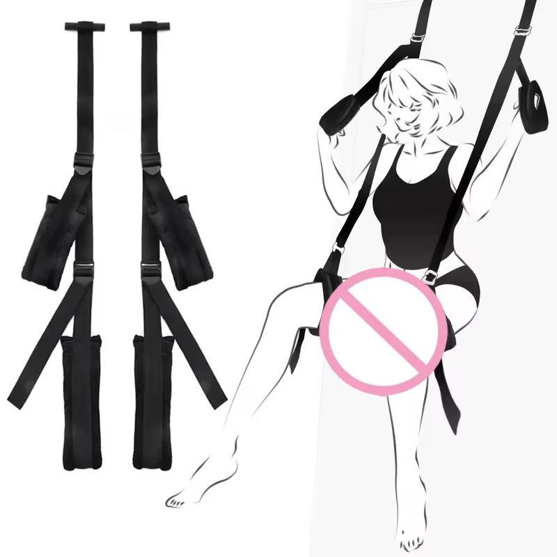Hanging Door Swing Sex Swing SM Game Bondage Spreader Leg Open For Women Adult Sex Game Products Couple Bondage Gear Sex Swing