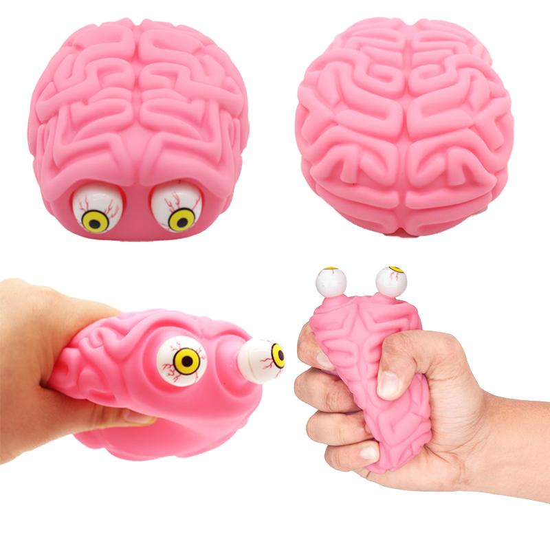 Anti stress Flippy Brain Eye Squeeze Fidget toys cool things for children with ADHD, autism, anxiety relief toys