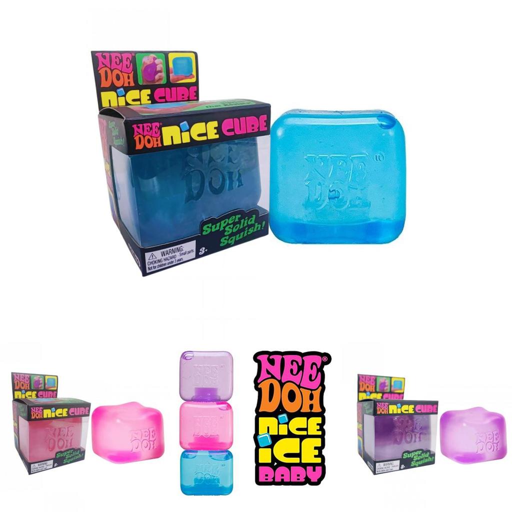 Stress Relief Needoh Nice Cube Sensory Squeeze Toy For Kids And Adults