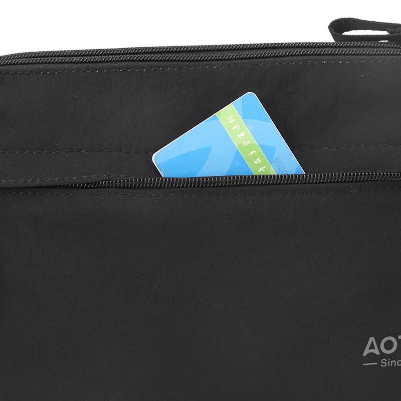 Women Men Nylon Shoulder Bag Lightweight Travel Bag Daily Use