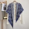 Women's Winter Faux Cashmere Scarf - New Design with Thick Warm Pashmina Wrap, Soft Female Shawl Kerchief Blanket