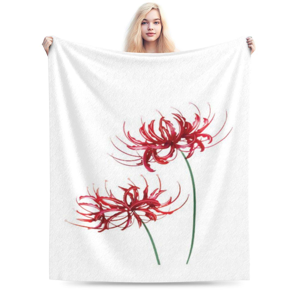 

Lycoris Recoil Red Spider Lily White Custom Soft Gift An UltraSoft Micro Fleece Blanket 75x100cm 30x40in