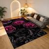 Roses Dark Living Room Nonslip Area Rug Soft Carpet For Bedroom Game Playroom Sofa Office Home Decor Doormat Christmas Gift C9302543