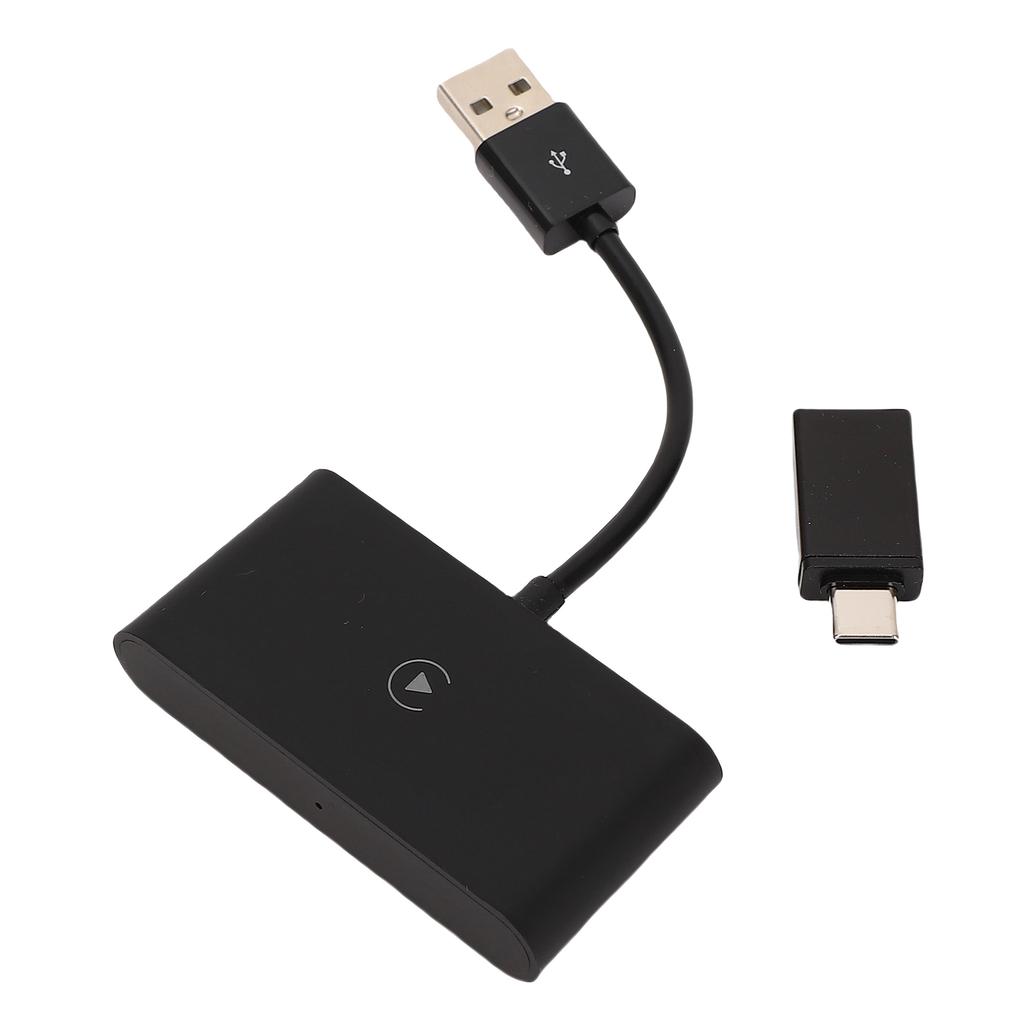 Wireless Adapter Support for Carplay System USB Plug and Play 5GHz Data Transfer Wired to Wireless