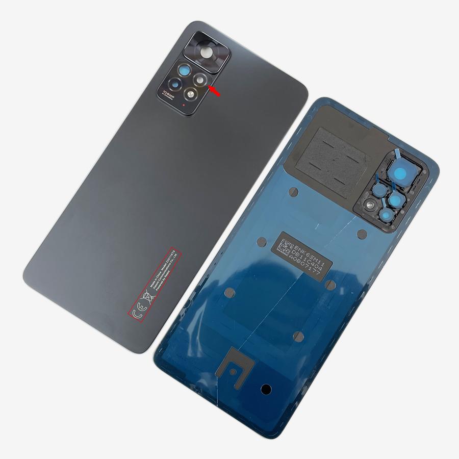 Pentru Xiaomi Redmi Note 11 Pro 5G / 11E Pro Capac baterie Ușă Carcasă din sticlă din spate Înlocuire cadrul lentilei camerei din spate