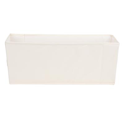 Cesto Portaoggetti Stretto in Tessuto Oxford 600D Impermeabile Rettangolare Sottile Contenitore per Armadio con Maniglia per Scaffali