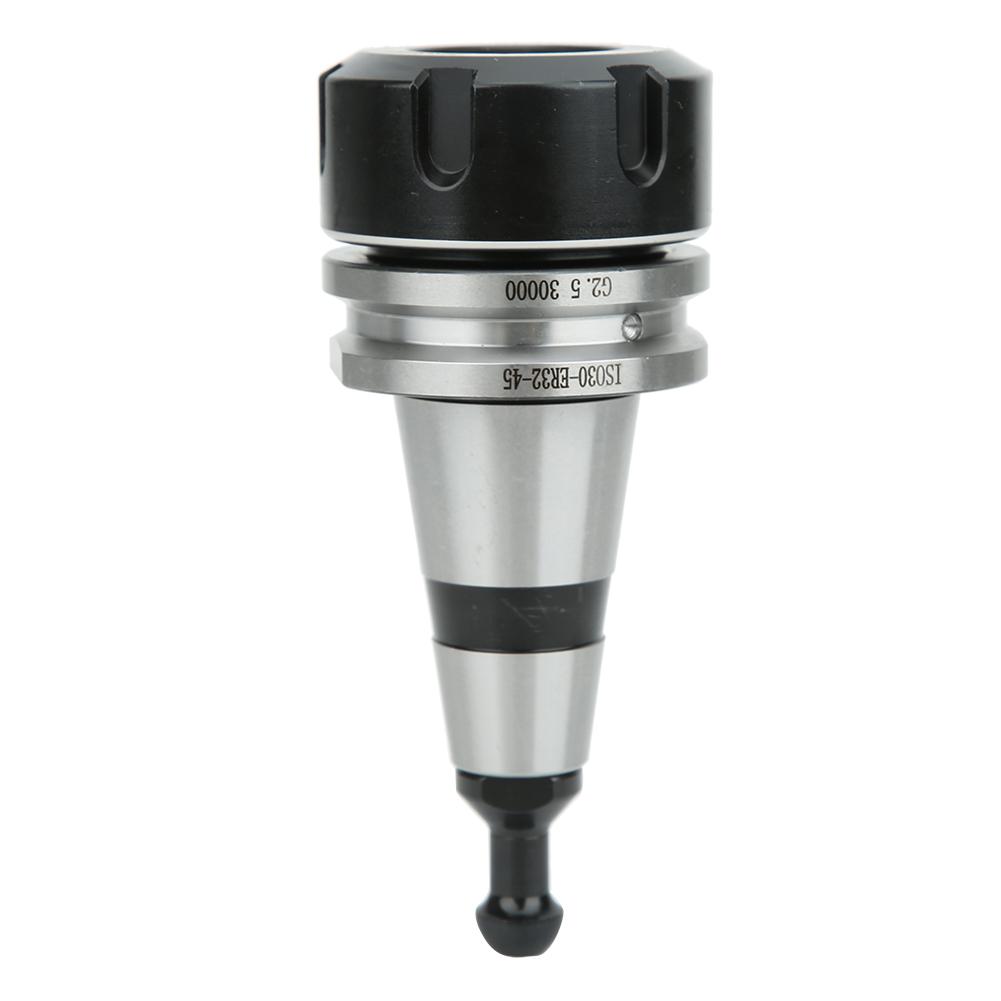 Chuck Tool Holder ISO30‑ER32‑45 G2.5 30000 RPM CNC Millinmg Collect Balance