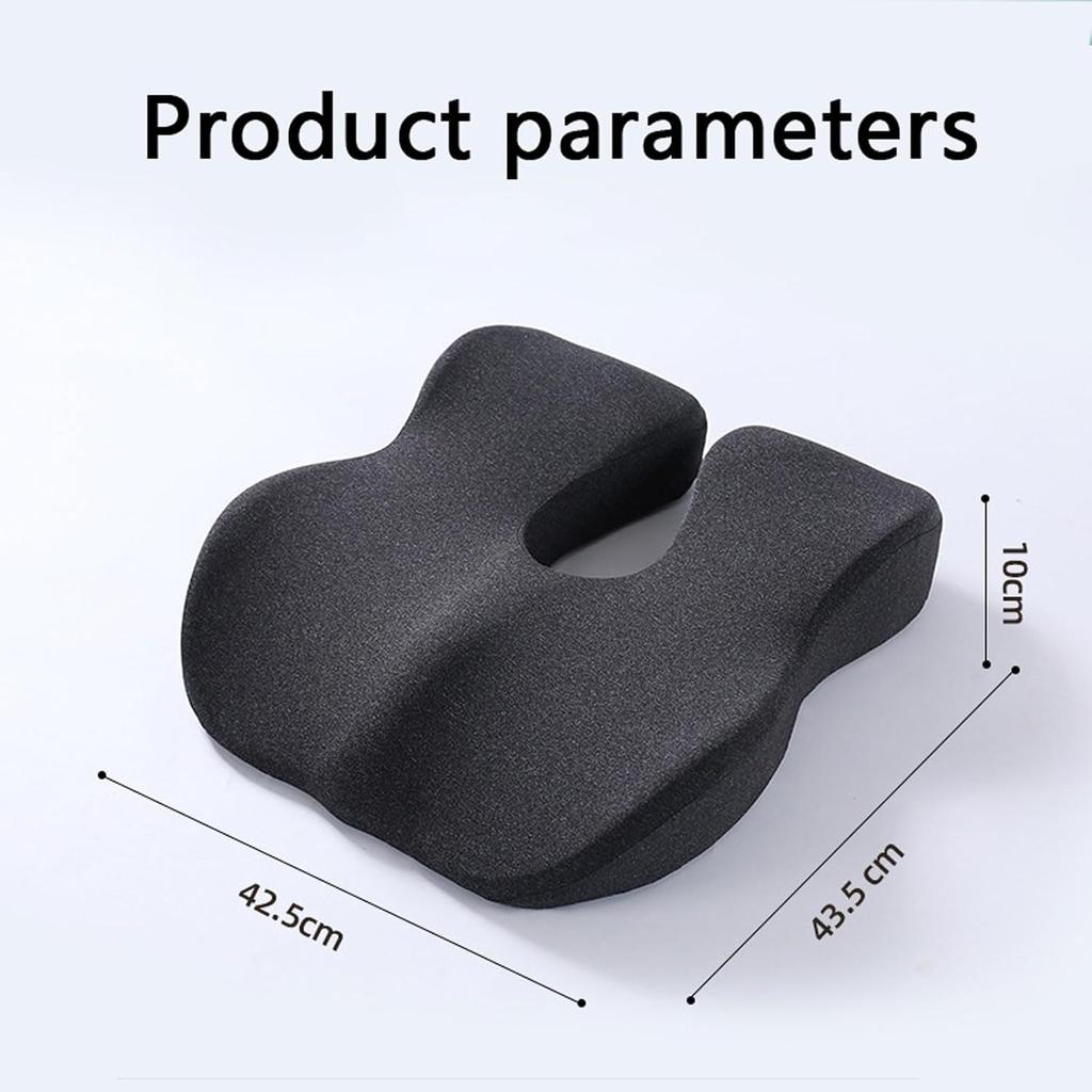 Car Seat Booster for Adults Truck Driver Seat Cushion Orthopedic Seat Cushion Memory Foam Chair Cushion, Office Chair Cushions, 17.12x16.73x3.93in