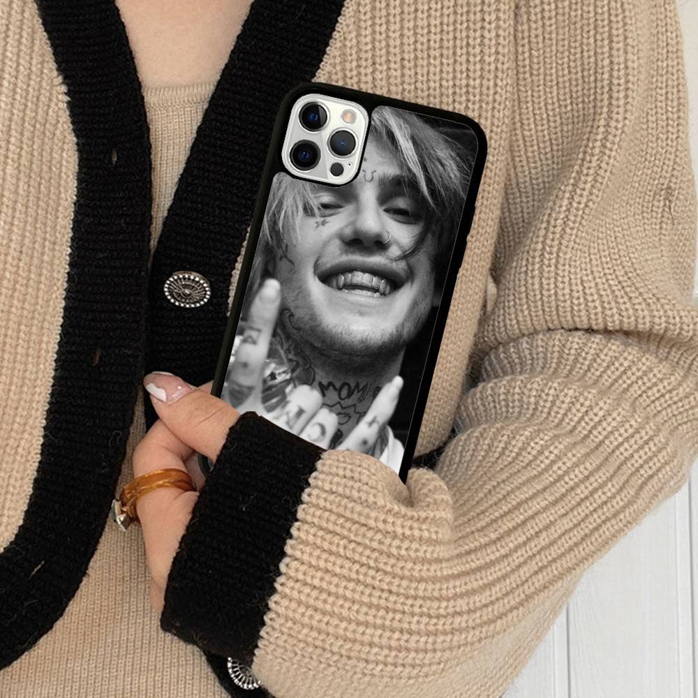 Emo Rapper Lil Peep Phone Case For IPhone 17 16 Pro Max 11 12 13 14 15 Hard PC+TPU Bracket Back Cover