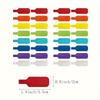 20pcs/50pcs of Color Cable Label Tape, Cable Tie-writable, Reusable Home/office Wire Identifier
