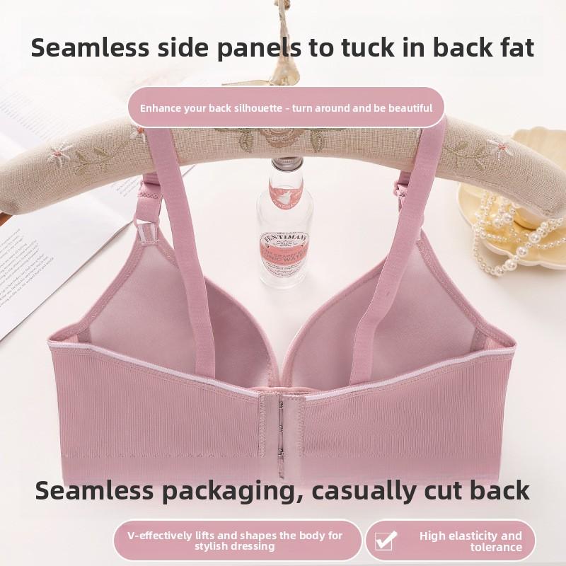 Maternity Nursing Bra Women Thin Front Opening Push Up Wireless Pregnancy Postpartum Breastfeeding Bra Comfortable Supportive Underwear
