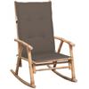 Day and Night - Day and Night Rocking Chair with Bamboo Cushion