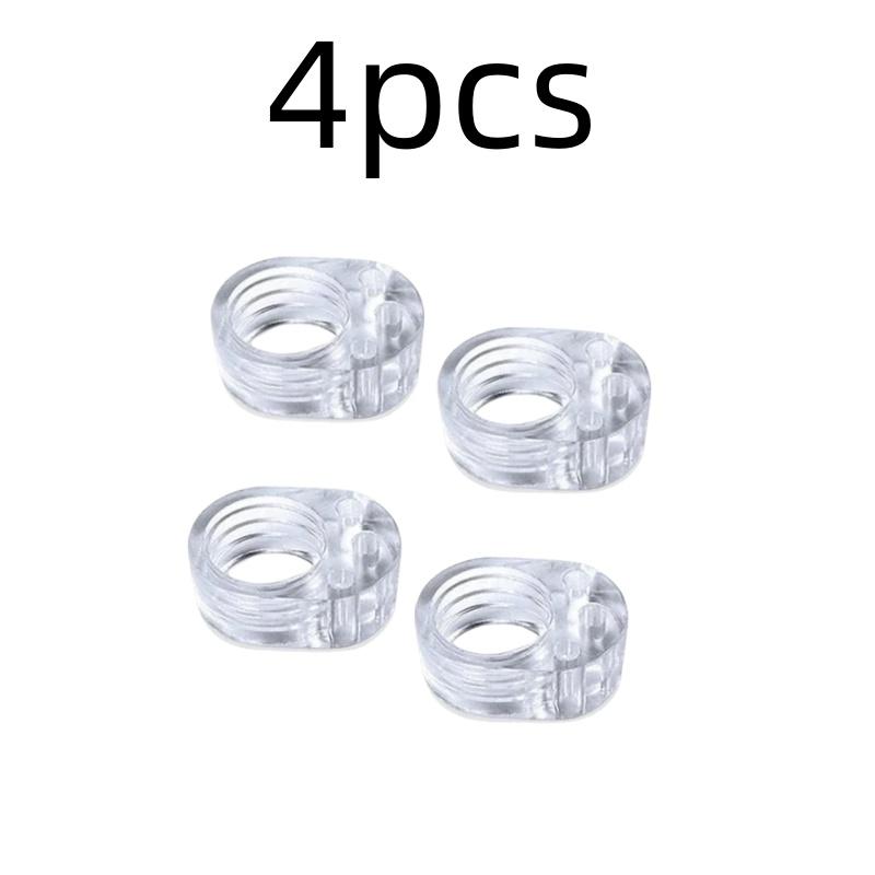 4Pcs Door Stopper Transparen Silicone Door Handle Pad Wall Anti-Collision Buffer Baby Safety Protection Wall Furniture Protector
