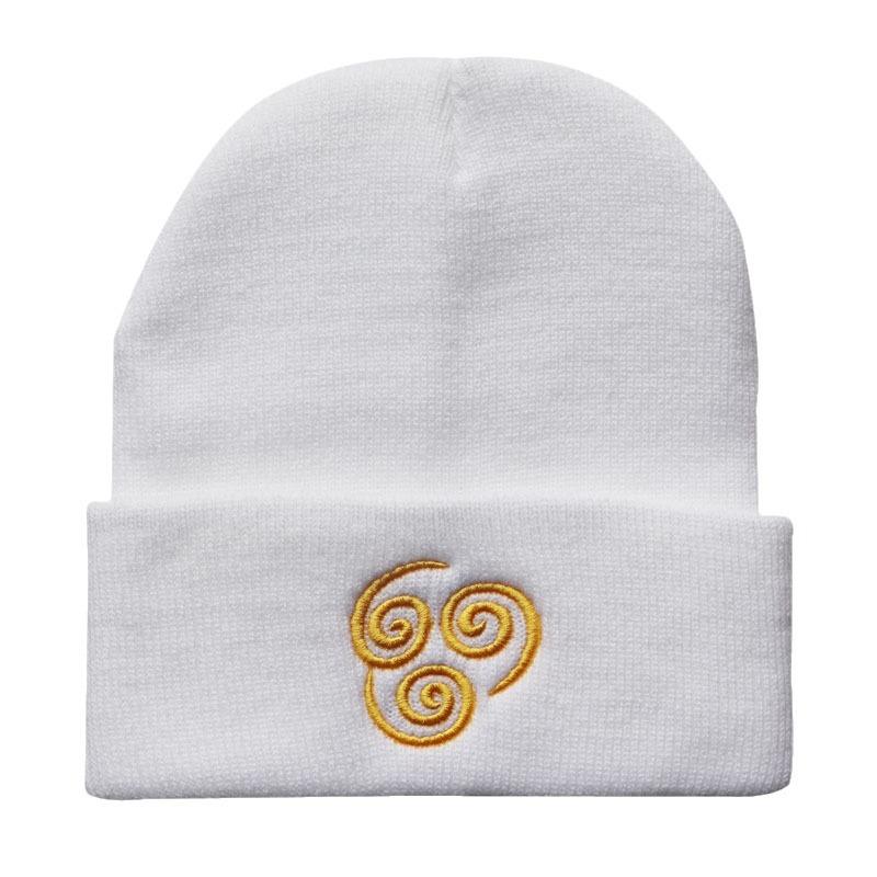 Cartoon Air Nomad Wool Hat Avatar Last Air Bender Embroidered Knitted Pullover Hat