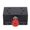 X Axes Displacement Platform 40mm Stroke Gears Manual Dovetail Groove Sliding Platform