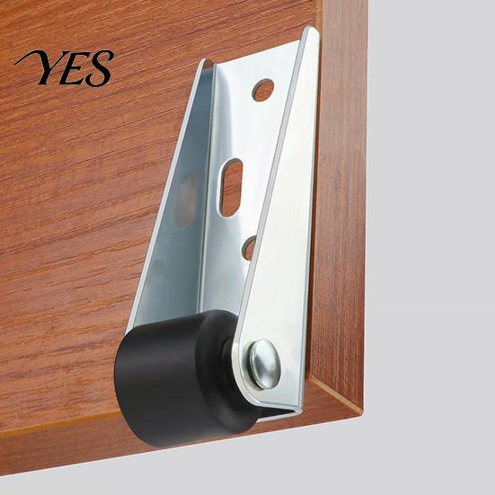 Side Mount Sliding Door Roller 4/8Pcs Vertical Track Wheel, Load-Bearing Anti-Sag Bottom Rollers, Dual Bearing Heavy Duty Guide for Wardrobe