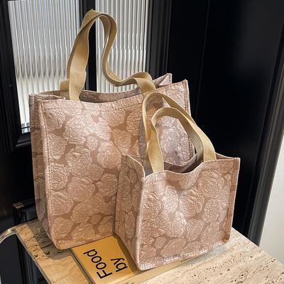 Grand Sac Tote Capacité pour Femmes en Été Sac Tote pour le Trajet Quotidien pour Femmes Étudiants d'Université Cours Sac à Main Porté à l'Épaule