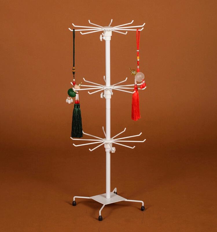 Zhiyu Three-Layer Rotating Jewelry Display Stand