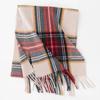 Plaid Cashmere Neckwear Classic Gingham Shawls Warm Stoles Tartan Mufflers  Party