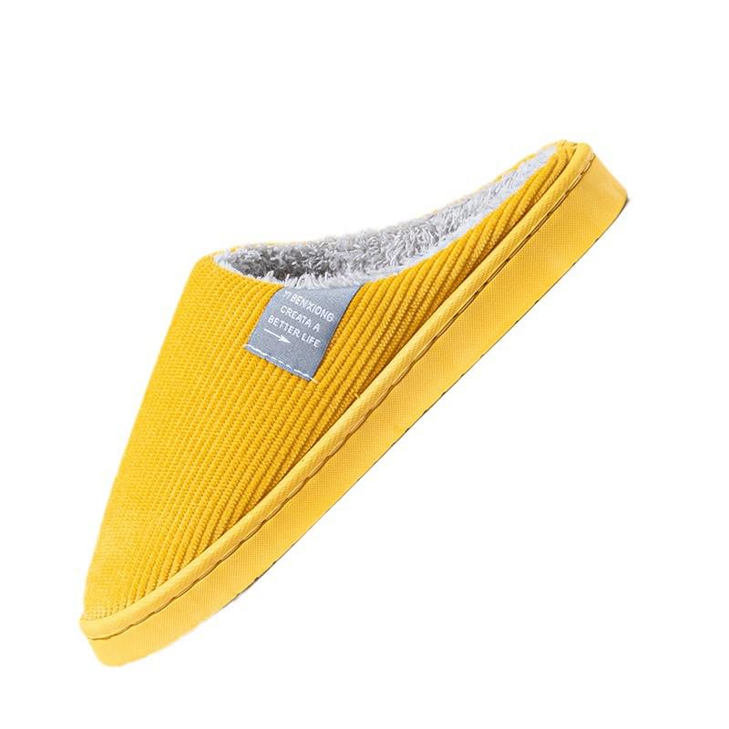 Warm Non-Slip Cotton Slippers for Men & Women - Indoor Home & Postpartum Use
