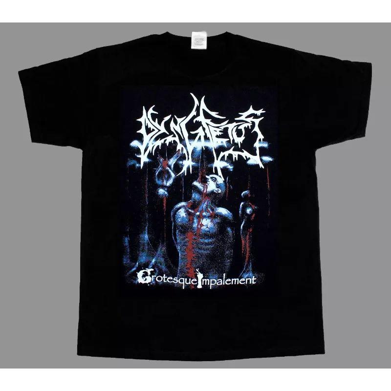 Rock Heavy Metal Death Metal Nuclear Rock Dying Fetus Band Washed Old T-Shirt Short Sleeve Loose Men and Women