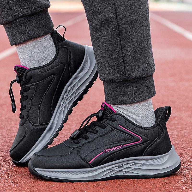 Elderly walking shoes Four Seasons Parents Elastic Sneakers Casual Outdoor Mom Shoes Fashion Grandma Shoes