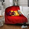 1Pc Christmas Minion Unicorn Blanket Soft Throw Blanket For Home Bedroom Bed Sofa Travel Office Solid Christmas Blanket