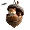 Festive Tree Decoration Forest Animal Acorn Hanging Ornaments Acrylic Christmas Decor with Holiday Home Ornament Squirrel Rabbit Pony Designs 2D Flat