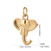 Stainless Steel Butterfly, Dragonfly, Elephant Pendant Charms for DIY Jewelry Necklaces & Bracelets