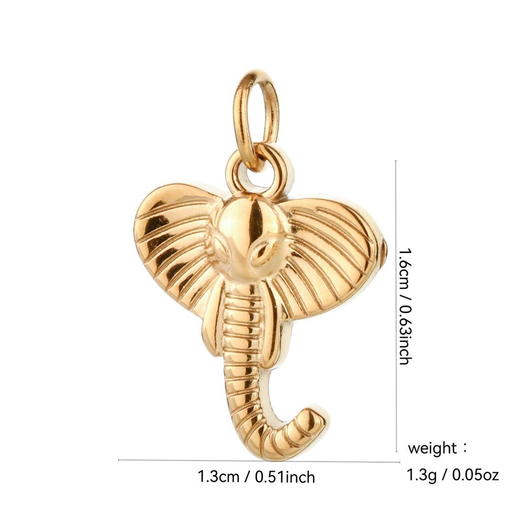 Stainless Steel Butterfly, Dragonfly, Elephant Pendant Charms for DIY Jewelry Necklaces & Bracelets
