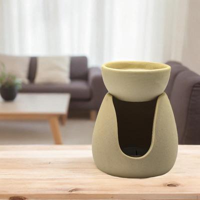 Brûleur d'huiles essentielles, bougie aromatique, porte-bougie chauffe-plat, diffuseur en céramique pour la maison