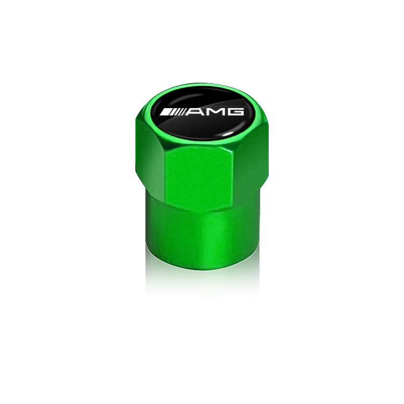 4 stk Bilhjul Dekk Bolt-in Ventilkapsler Merke Bil Tilbehør For Mercedes Benz W205 W177 W212 W213 W221 W220 W176 ML G63 E63 GT AMG