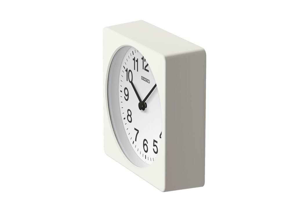 Seiko Clock KX624W Wall Clock, Wall or Table Clock, Quartz Analog, 195x195x61mm