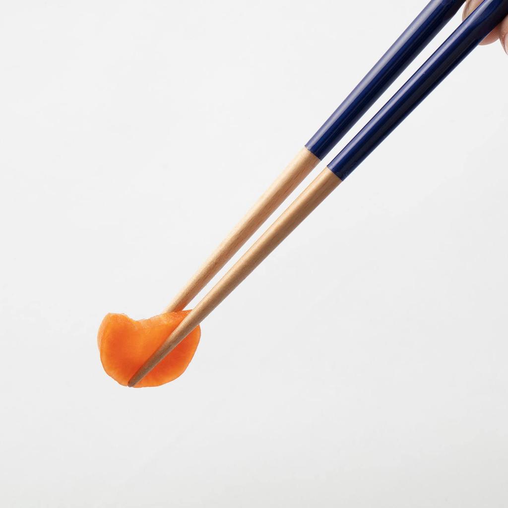 365methods Made In Natural Dishwasher Perfect for Everyday and Navy Chopsticks, 23cm, Japan, Wood, Safe, Non-Slip, Antibacterial, Use, Adults, Women,