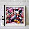 DIY Diamond Painting Round Diamond Happy Minnie Mickey Full Diamond Mosaic Home Decoration Painting Cross Stitch Kit