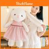Peluche Lapin Style Chinois en Tissu Doux à Poil Court Pour Enfants et Collectionneurs