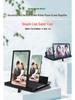 Ultra Clear Mobile Phone Screen Magnifier with Pull-out Vertical & Horizontal Projection, Eye Protection, and Tablet-style Stand