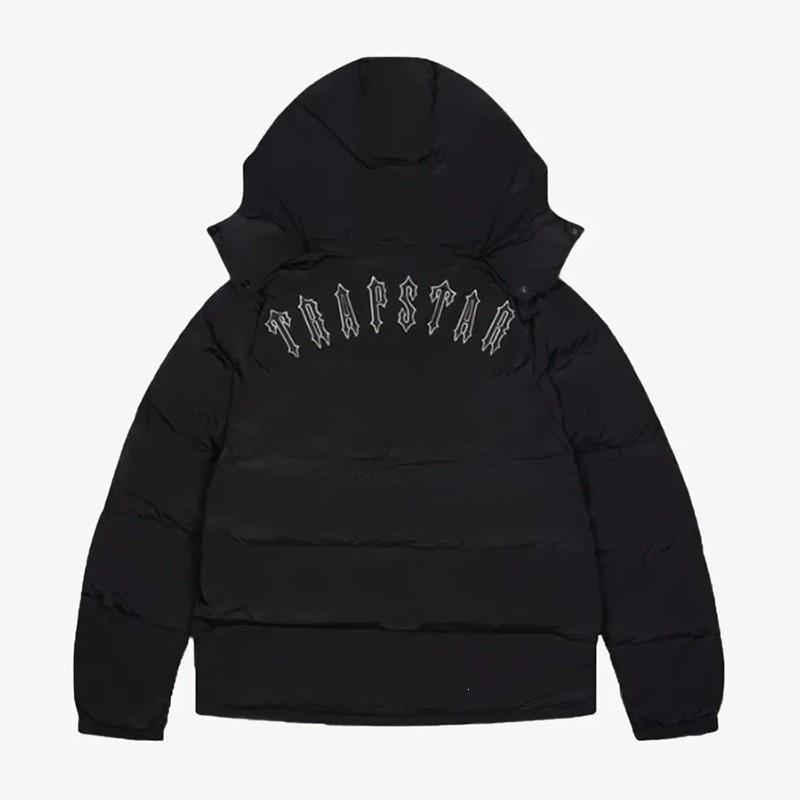 Unisex kapuces dūnu jaka ar izšūtiem