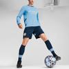 Puma Manchester City 24/25 Shorts With Logo Pattern And Color Block Design Men Shorts Ocean-Blue 775114-54