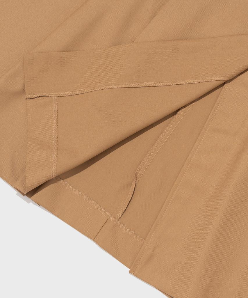 CARGOBROS FOR WOMAN Pleated Long Skirt (Beige)