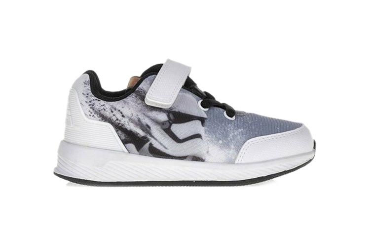 Star Wars X Adidas El I Abrasion Resistant Breathable Low Top Toddler Shoes Gray White Infant And Toddler BA9399