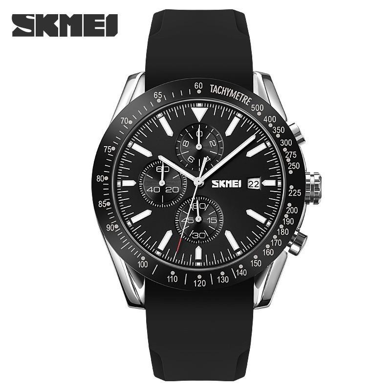 Moment Beauty Fashion Business Multifunctional Mechanical Wind Watch Male Student Waterproof Steel Belt Quartz Watch
